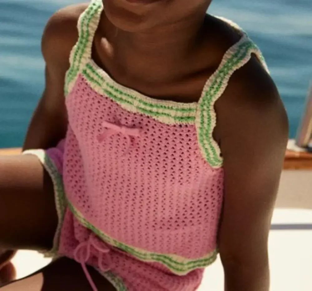 Bebe Organic Marina Top in Pink Floss Sz. 4Y